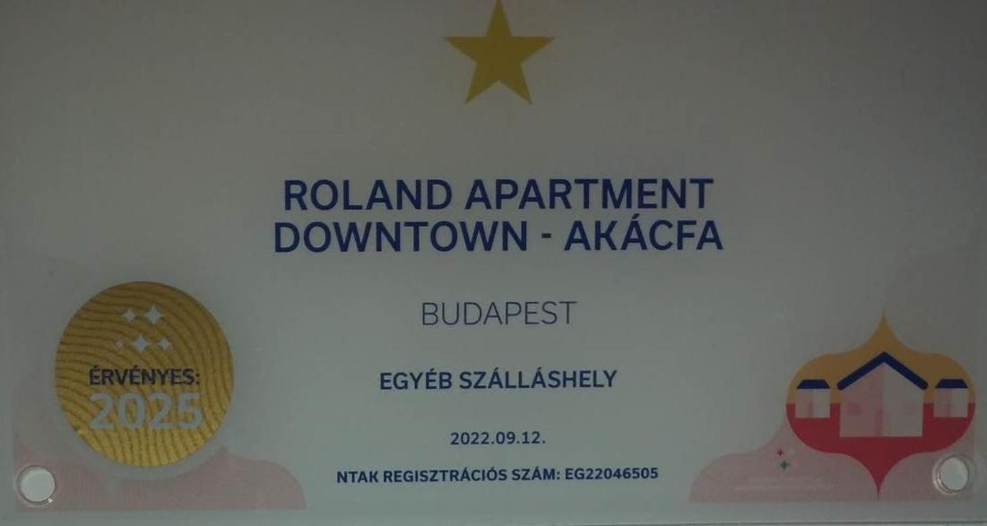 Roland Apartment Downtown - Akacfa บูดาเปสต์ ภายนอก รูปภาพ